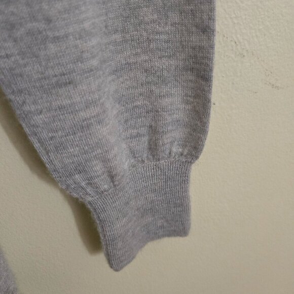 Isabel Marant No 1501 Cashmere Silk Light Gray Crewneck Sweater Size 42 - Picture 3 of 6